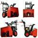24 212cc Two-stage Self-propelled Gas Heavy Duty Snow Blower With Electric Start