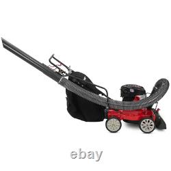 24 In. Leaf Vacuum Head, 1.5 In. Chipping Capacity Self-Propelled Gas Powered Ch