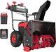24 Powersmart Self-propelled Cordless Snow Blower Included Battery And Charger