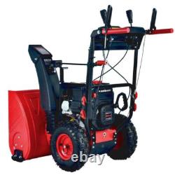 24 in. 212 cc Two-Stage Electric Start Gas Snow Blower