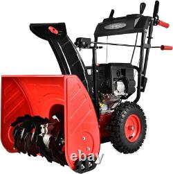 26-Inch Self Propelled Two-Stage Snow Blower Gas Powered 212Cc Engine with Elect