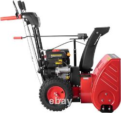 26-Inch Self Propelled Two-Stage Snow Blower Gas Powered 212Cc Engine with Elect