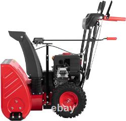26-Inch Self Propelled Two-Stage Snow Blower Gas Powered 212Cc Engine with Elect