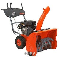 26 in. 212 cc Two-stage Self-propelled Gas Snow Blower with Push-button Electric