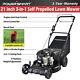 3-in-1 Self Propelled Lawn Mower 21-inch 209cc 4-stroke Engine Gas Powered Withbag
