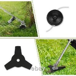 42CC 4-In-1 Straight Shaft-String Trimmer Gas Power Weed Eater Brush-Cutter Tool