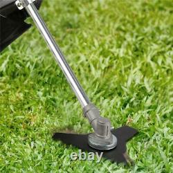 42CC 4-In-1 Straight Shaft-String Trimmer Gas Power Weed Eater Brush-Cutter Tool