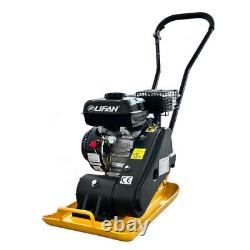 6.5HP Plate Compactor Rammer 196cc Gas Engine 5488 VPM 2500 LBS Compaction Force