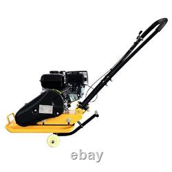 6.5HP Plate Compactor Rammer 196cc Gas Engine 5488 VPM 2500 LBS Compaction Force