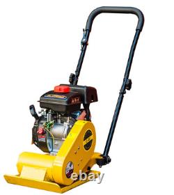7HP Plate Compactor Rammer 212CC Gas Engine 4200lbs Compaction Force Jack Tamper