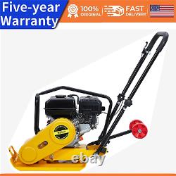 7HP Plate Compactor Rammer 212CC Gas Engine 4200lbs Compaction Force Rammer