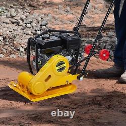 7HP Plate Compactor Rammer 212CC Gas Engine 4200lbs Compaction Force Rammer