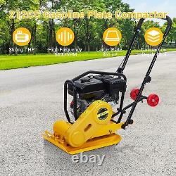 7HP Plate Compactor Rammer 212CC Gas Engine 4200lbs Compaction Force Rammer