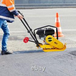 7HP Plate Compactor Rammer 212CC Gas Engine 4200lbs Walk-Behind Compactors