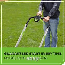 80V 21 Self-Propelled Lawn Mower with 4Ah & 2Ah Battery + Rapid Charger