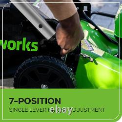 80V 21 Self-Propelled Lawn Mower with 4Ah & 2Ah Battery + Rapid Charger