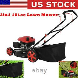 A+ 2in1 161cc 20In High-Wheeled FWD Self-Propelled Gas Powered Lawn Mower USA