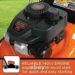 BLACK+DECKER 21 140cc 3-in-1 Gas Powered Self Propelled Push Mower