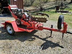 Barreto 912 Gas Self Propelled Trencher with Trailer Only 250 Hours