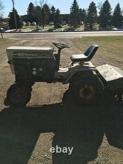 Bolens HT-23 Tractor w Tiller & Mower Deck Wheel Weights Large Frame