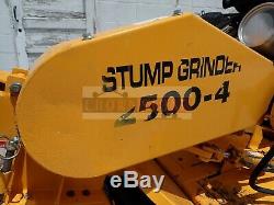 Carlton 2500-4 Self Propelled Stump Grinder, 27hp Kohler Gas, 937 Hrs, Local Trade