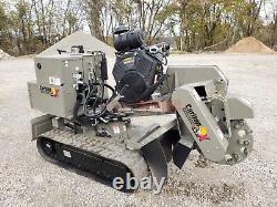 Carlton Sp5014ntx Stump Grinder, Remote, 35 HP Gas, Hydraulic Blade, Unsold Demo