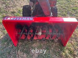 Craftsman 30 inch electric start self propelled two stage gas snow blower