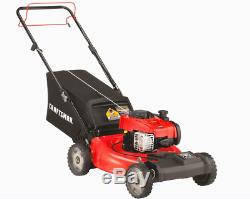 Craftsman New Briggs Stratton Self Propelled 21 in 2-in-1 Gas Push Lawn Mower