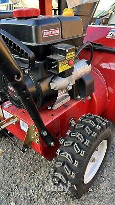 Craftsman Snow Blower 24in Electric Start 247.881731 two stage self propelled