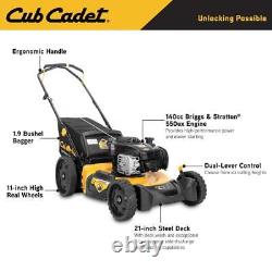 Cub Cadet 3-in-1 Push Gas Mower 21 140cc Briggs + Stratton 6-Position with Bagger