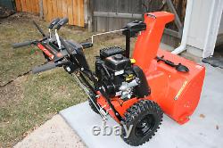 Deluxe 24-in 254-cu cm Two-stage Self-propelled Gas Snow Blower with Push-butto