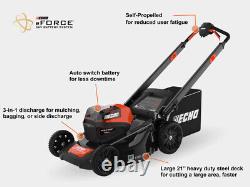 ECHO eFORCE 56V 21 BATTERY SELF PROPELLED LAWNMOWER UNIT ONLY