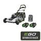 Ego Lm2122sp-2 21 Self-propelled Mower With 2 X 4.0ah Batteries And Charger