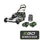 Ego Lm2123sp-2 21 Self-propelled Mower With 4.0ah + 6.0ah Batteries And Charger
