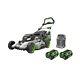 Ego Lm2134sp-2 21 Self Propelled Lawn Mower With (2) 6ah Batteries And Charger