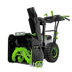EGO SNT2405 2-Stage Self-Propelled Snow Blower with (2) 7.5Ah Batteries & Charger