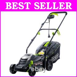 Eco-Friendly 14-Inch Electric Lawn Mower with 5 Cutting Heights Corded Power