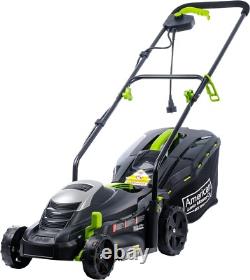 Eco-Friendly 14-Inch Electric Lawn Mower with 5 Cutting Heights Corded Power