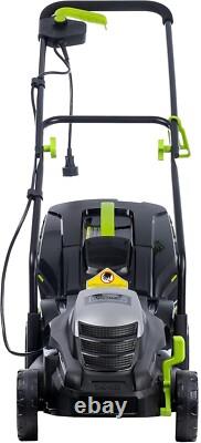 Eco-Friendly 14-Inch Electric Lawn Mower with 5 Cutting Heights Corded Power