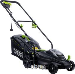 Eco-Friendly 14-Inch Electric Lawn Mower with 5 Cutting Heights Corded Power