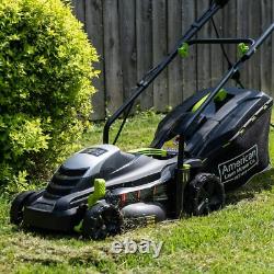 Eco-Friendly 14-Inch Electric Lawn Mower with 5 Cutting Heights Corded Power