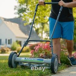 Eco-Friendly 18-Inch 5-Blade Reel Lawn Mower for Simple Yard Maintenance