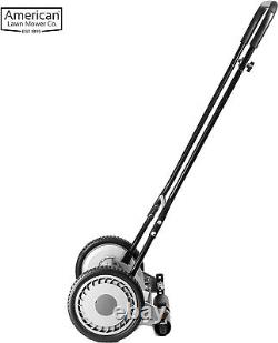 Eco-Friendly 18-Inch 5-Blade Reel Lawn Mower for Simple Yard Maintenance