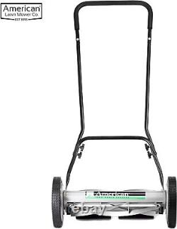 Eco-Friendly 18-Inch 5-Blade Reel Lawn Mower for Simple Yard Maintenance