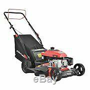 Gas 161 cc Self Propelled Mulching Rear Bag Collection Lawn Mower Ht. Adjustment