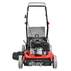 Gas Powered Lawn Mower Powersmart 144CC OHV Engine 21 3-In-1 Gas Lawn Mower