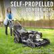 Gas Self Propelled Lawn Mower, 22 Inch, 3-in-1 Gas Lawn Mower, 200cc Ohv 4 Stroke