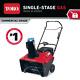Gas Snow Blower 821 R-c 21 Inch 252 Cc Commercial Single-stage Self-propelled