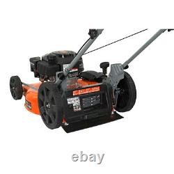 Gas Walk Behind Push Lawn Mower 170cc with High Rear Wheels