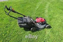 HONDA HRC216K3HXA COMMERCIAL-GRADE SELF-PROPELLED LAWN MOWER with bagger